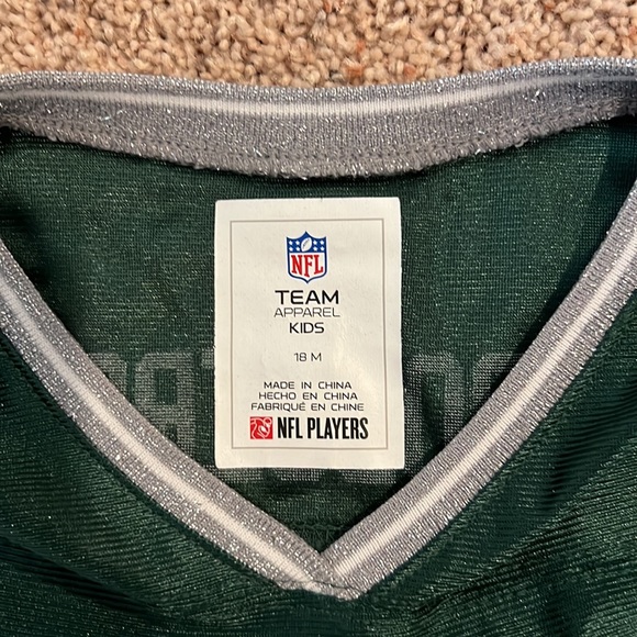 NFL Team Apparel Aaron Rodgers #12 Green Bay Packers Football Jersey 18M - Picture 3 of 7